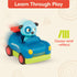 2 2+ B. toys Remote Control Car for Toddlers, Kids Remote with Big Buttons Fast RC Vehicle with Fun Sounds Years Riding