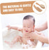 Vaguelly Born Essentials Shampoo Detangler Brush Scalp Scrubber Hair Brush Comb Newborn Hair Soft Bristle Bath Gentle