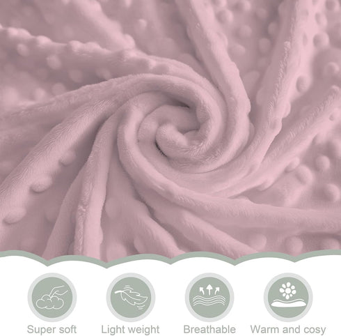 Summer 30x40 Boho Mermaids Floral Baby Blankets for Girl Beach Seashells Conch Tropical Flowers Soft Mink Dotted