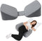 30Adjustable Pregnancy Pillow Portable Travel Maternity Pillow Wedge with Washable Cover, Relief