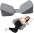 30Adjustable Pregnancy Pillow Portable Travel Maternity Pillow Wedge with Washable Cover, Relief