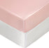 2 52 28 8In) SiinvdaBZX Pcs Satin Crib Sheets for Girls, Silky Soft Crib Fitted Sheets for Standard Crib and Toddler