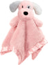 Puppy Baby Security Blanket for Toddler Infant Newborn Boys & Girls, Soft Lovey Stuffed Animal with Plush Fabric, Pink