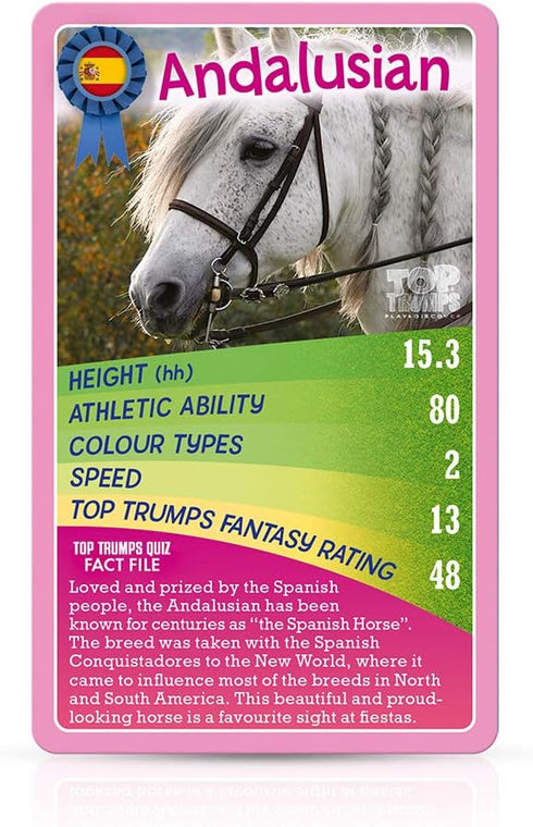 Top Trumps Horses, Ponies, and Unicorns Classic Card Game, Educational Facts for Boys and Girls Aged 4+