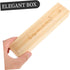 Cabilock Wooden Pregnancy Test Keepsake Box Newborn Announcement Storage Case for Mementos Unique Slide Lid Design