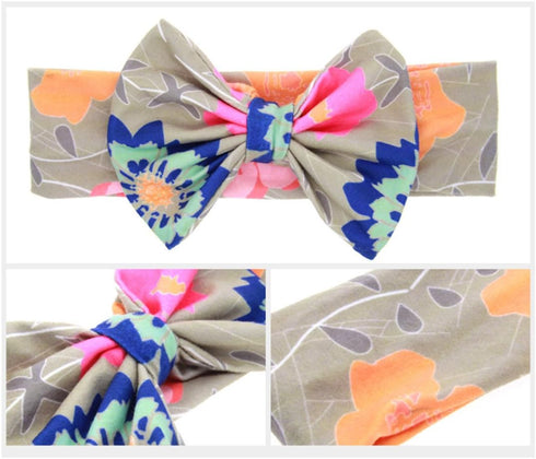 Baby Girls Toddler Bowknot Headband, Infant Rabbit Ear Hair Band Headdress