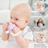 3-6Months, 6-12Months, Smily Mia Reindeer Hand Teether for Baby Chew Toys/Teething Toys for BPA Free Silicone Teething