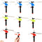 12 Pack Flying Toy Hand Helicopter - Plastic Flying Planes for Kids Outdoor Party Favors, Birthday Gift, Random Color