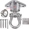 Stainless Steel Hanger with Smooth Swing Bearings - Heavy Duty 180°+360° Swivel Hook, 1500 lb Capacity for Hammock Chair