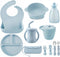 PandaEar Silicone Baby Feeding Set | 11PCS Baby Led Weaning Supplies Self