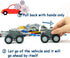 544PCS Engine Pullback Motor Kit, Technical Parts Set, Extra Replacement Beams, Car Tire Wheel Axles, Bulk