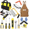 QeeHeng Kids Real Tools Set,Children's Tool Set, Kids Construction Tool Kits DIY Toy