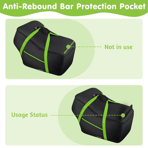 SCTEL Infant Car Seat Travel Bag - Fits Infant Car Seats with Anti-Rebound Bar Base, Car Seat Storage Bag, Car Seat