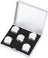 Precision Aluminum Alloy Dice Solid Metal Dice Set Table Game Dice Poker