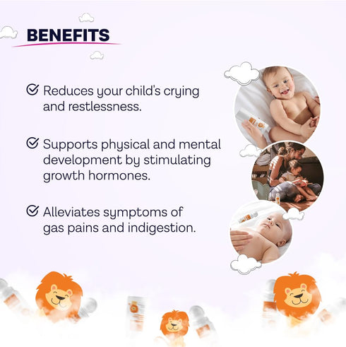 Clinikid 2.02 Oz (2) Calming Baby Massage Oil, Soothing and Calming Baby Lotion, Helps Relaxation for Newborn, Fl