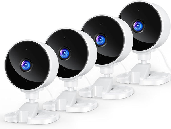 YOTON Indoor Security Camera 2.4GHz 4pcs, Baby Monitor, Pet Camera, Dog Cam, Nanny