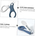 Set Toddmomy Baby Nail Clipper for Newborns Safe Nail Scissors Clippers for Infants Toddler Grooming Kit Ergonomic