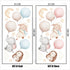 Generic (Set2) Pink Balloons With Baby Animals Wall Decal - Cute Animal Sticker for Nursery Decor - Removable Kids Room