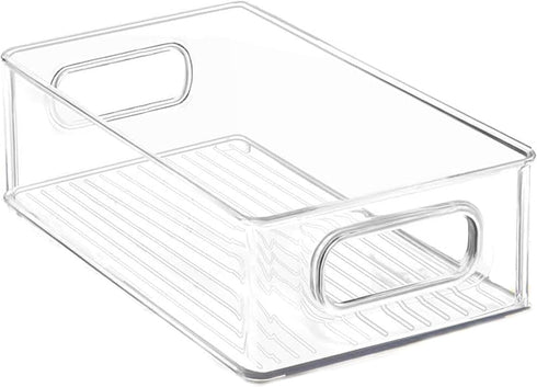 KPPTYTY Refrigerator&Countertop-3PC Baby Bottle Organizer, Plastic Storage Center for Baby Bottles and Food Jars