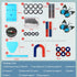 Labs Junior Science Magnet Set for Experiment Education Tools, Physics Toys for Kids Including Bar/Ring/Horseshoe