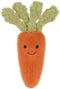 Apricot Lamb Toys Plush Food Plushies Green and Orange Naive Carrot Stuffed