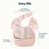 Boys(3 Pack,Blue Tiny Twinkle Mess-Proof Baby Bibs for Eating | Waterproof, Wipeable Toddler Bibs with Catch-All Pocket