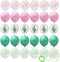 30PCS Cactus Party Balloons - Hawaiian Luau Tropical Birthday Decorations for Summer Theme Party