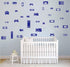 Gaming Wall Decal for Kids Room, Game Console and Controller Vinyl Sticker for Boys Bedroom, Removable Art Decoration