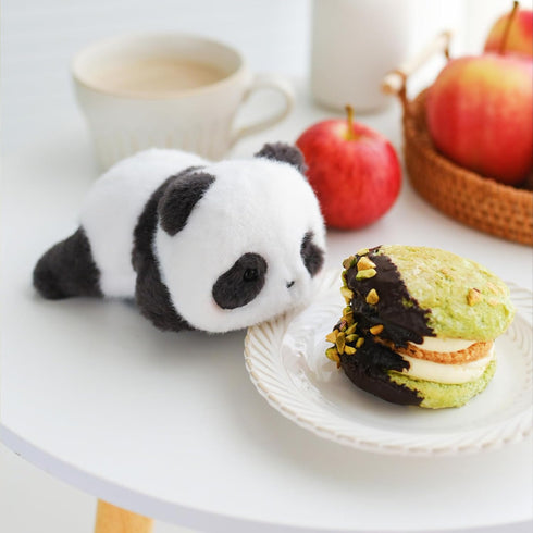 52TOYS Panda Roll Lying Down Stuffed Animal Plush Toy - Shoulder Panda with Soft and Adorable Design, Perfect