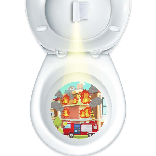 Faivykyd Potty Training with Firefighting Target, Cute Fireman Pee Light, Funny Potty