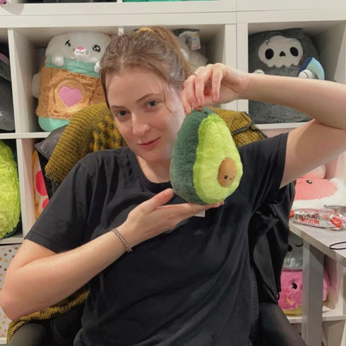 Squishable / Snugglemi Snacker Avocado, 5'' Plush