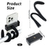 Apausvcm Stroller Phone Holder, Portable Flexible Cell Phone Holder Stand with Non-skidding Arm Grip Soft Alloy Phone