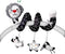LiKee Spiral Car Seat Toys for Babies 0-6 Months, Black High Contrast