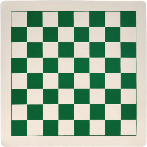 Roll Up Vinyl Chess Board Tournament 15.5" - Lightweight Non-Slip Portable Professional Club Chess Mat