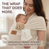 (8-35 lbs) Baby Wraps Carrier Newborn to Toddler Soft, Hands-Free & Stretchy Cotton Ergonomic, Breathable, Machine