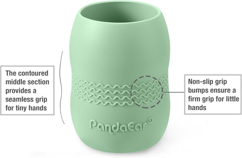 PandaEar Silicone Baby Feeding Set for 6-12 Months, LED Weaning Supplies, First Stage Set