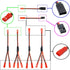 6PCS JST Plug Splitter Y Cable, JST Male Female Parallel Adapter Harness for Traxxas TRX-4 RC Car Crawler Truck