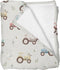 Selgkds Pastel Farm Trucks Meadow Baby Blankets for Girls Boys Boho Tractors Ducks