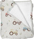 Selgkds Pastel Farm Trucks Meadow Baby Blankets for Girls Boys Boho Tractors Ducks