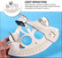 Toyvian Sextant Mark Navigation Bundle, Artificial Horizon Navigation Tool for Educational Navigation Training Practice