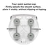 Lucakuins 6-18 Foldable Baby Bathtub Seat, Non-Slip Infants Bath Chair, Cute Shape Shower Chairs for Tub Sitting up