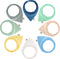 BEBOAN Baby Muslin Bandana Bibs 3-36 Months,8-Pack Cotton Drool Bibs for Baby