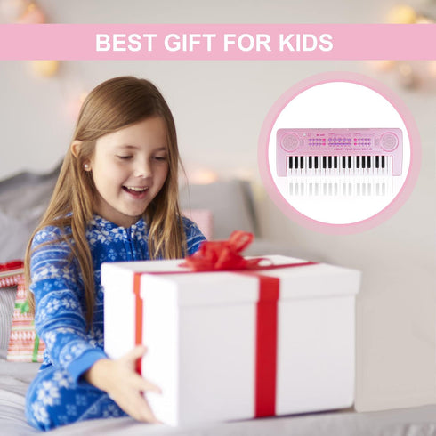 M SANMERSEN Kids Piano Keyboard - 37 Keys Electronic Piano Toys for Beginners, Gift for 3-6 Year Olds
