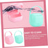 Set 2 Yardwe Portable Pacifier Box for Infants Pcs Lidded Soother Case Dustproof Design Convenient Travel Storage
