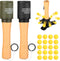 Tactical Toy-Grenade for CS Battle Game, 2Pcs Refillable Fun Impact Pull Ring Grenade Toy with Foam Ammo