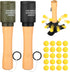 Tactical Toy-Grenade for CS Battle Game, 2Pcs Refillable Fun Impact Pull Ring Grenade Toy with Foam Ammo
