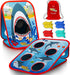 SWOOC Games Shark Frenzy - 2-in-1 Bean Bag Toss Game for Kids with Carry Bag, Outdoor Toys for Toddlers