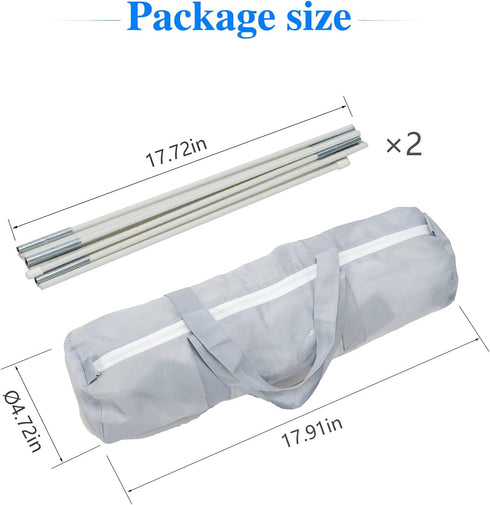 Baby & Beyond 52.25" 28.25") Baby Crib Tent Safety Net, Durable Strong Self-Locking Zippers, Protects from Climbing Out