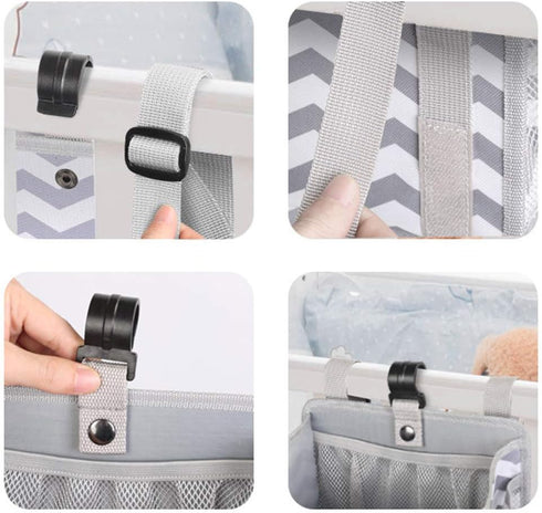 Youngy Nursery Diaper Stacker - Storage Solution for Crib or Wall