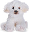 Bearington 6.5 Inch White Dog Stuffed Animal - Poodle and Labradoodle Plush